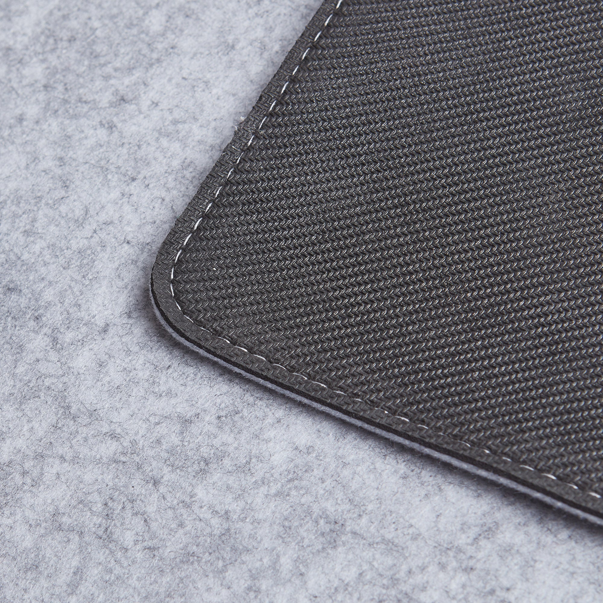 Premium Felt Desk Mat Light Grey