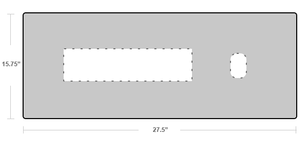 Large Desk Mat Diagram
