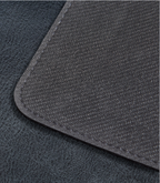 Premium Vegan Leather Desk Mat Black Grey