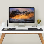 Premium Felt Desk Mat Dark Grey