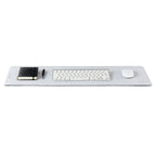 Premium Felt Desk Mat Light Grey