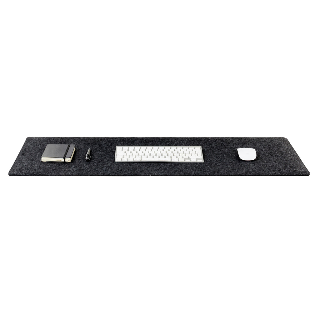 Premium Felt Desk Mat Dark Grey