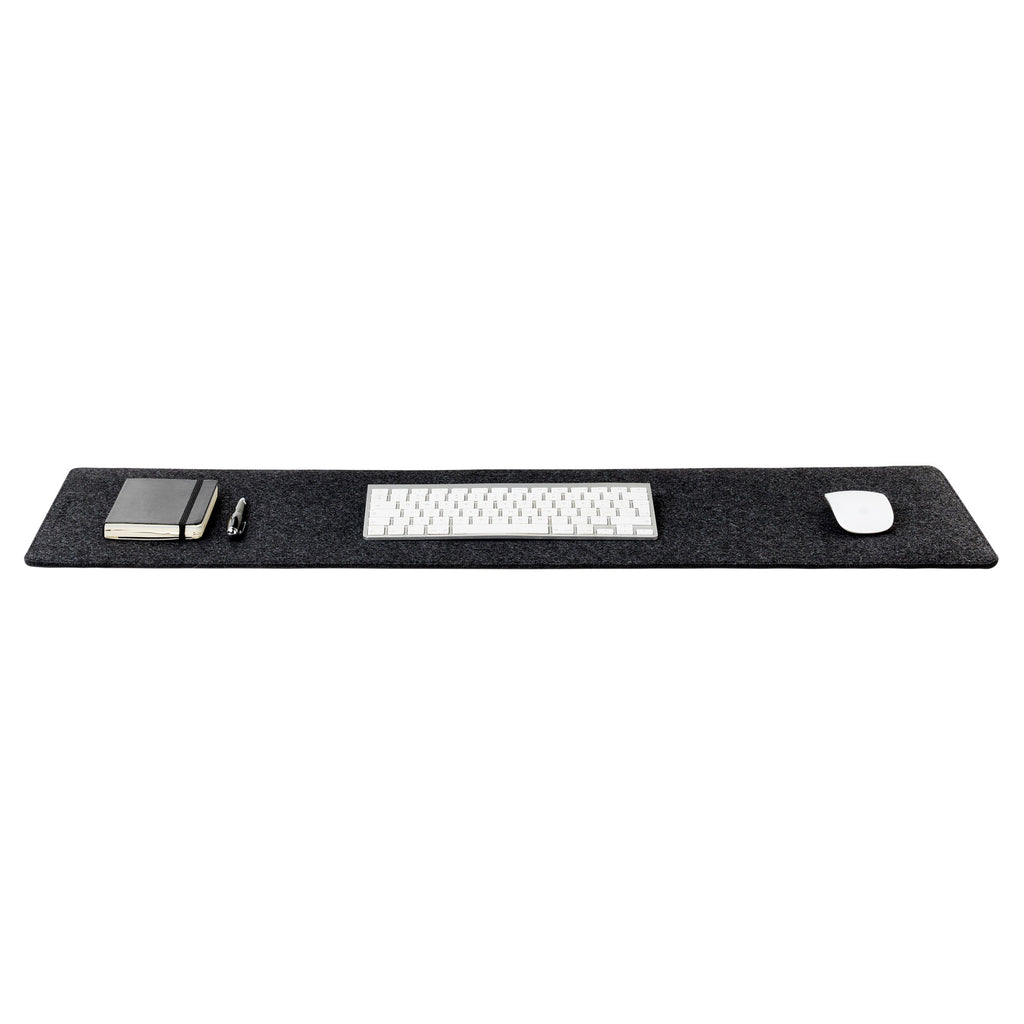 Premium Felt Desk Mat Dark Grey