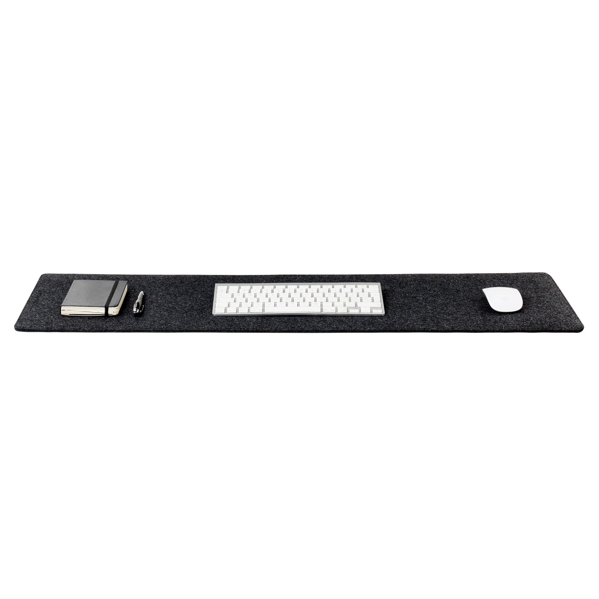 Premium Felt Desk Mat Dark Grey