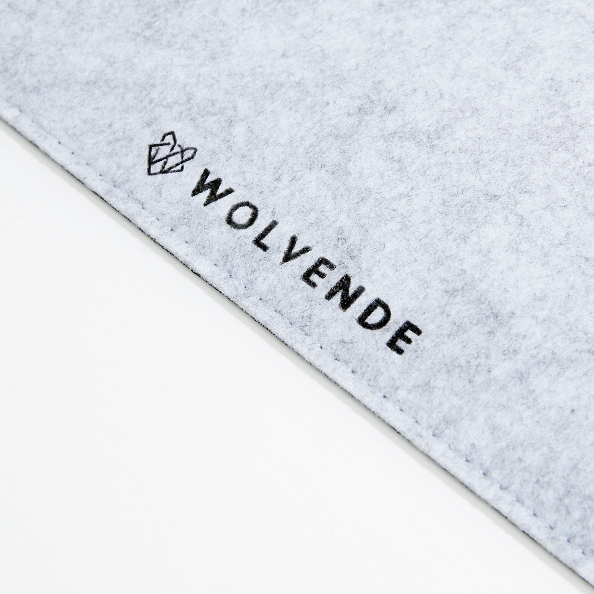Premium Felt Desk Mat Light Grey