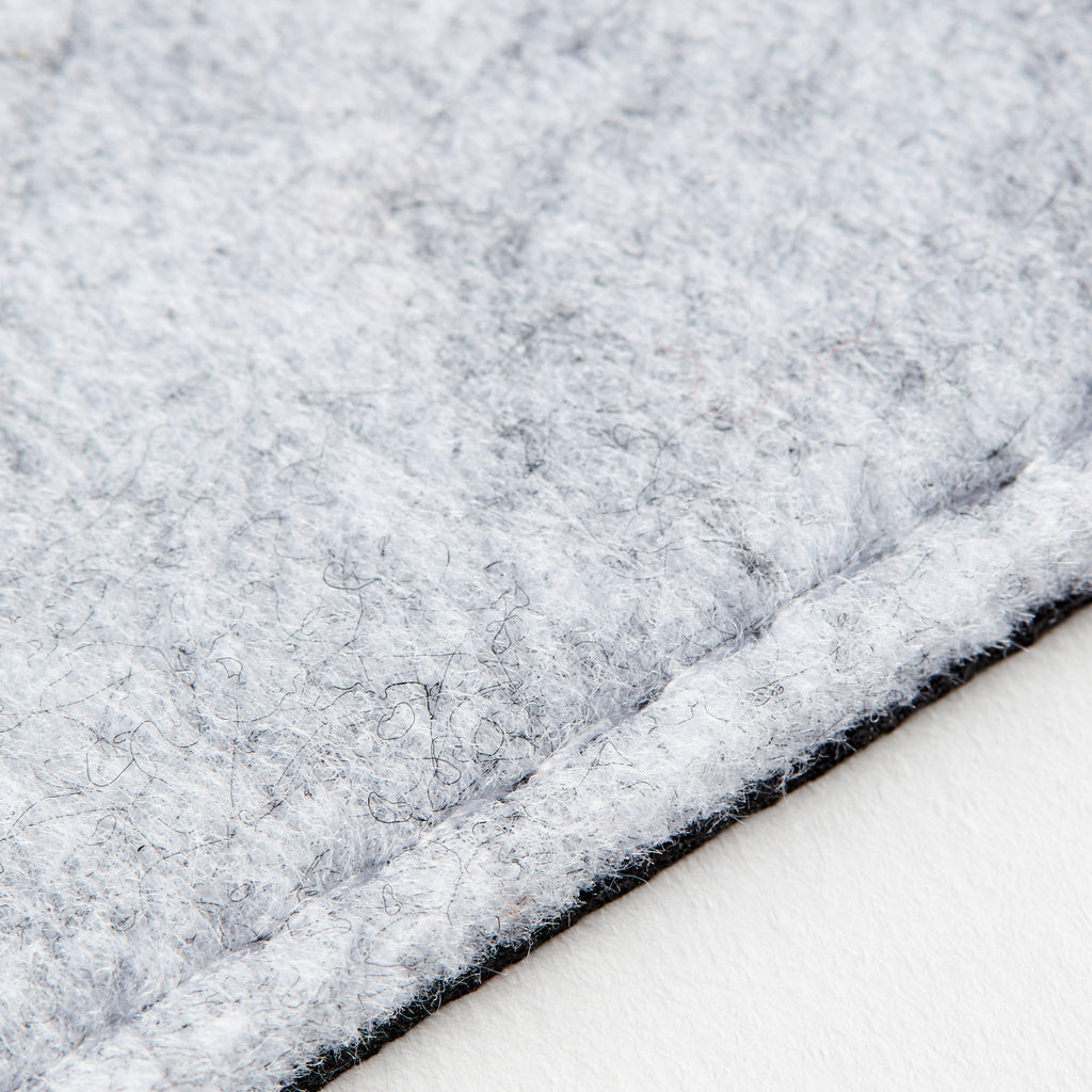 Premium Felt Desk Mat Light Grey