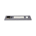 Premium Felt Desk Mat Medium Grey