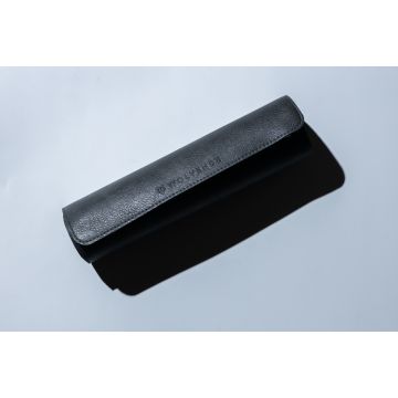 Premium Faux Leather Desk Mat -Black/Grey