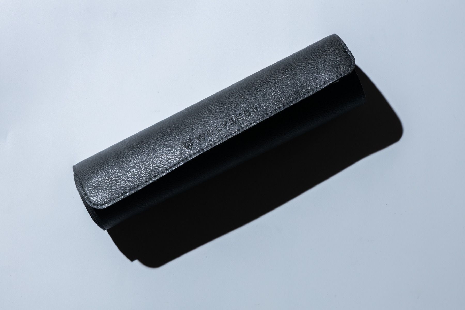 Premium Faux Leather Desk Mat -Black/Grey